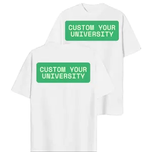 Custom Your University Sport Grey T- Shirt, Double Side University College Campus Graphic Tee, School Spirit Unisex Shirt For Students Shirt