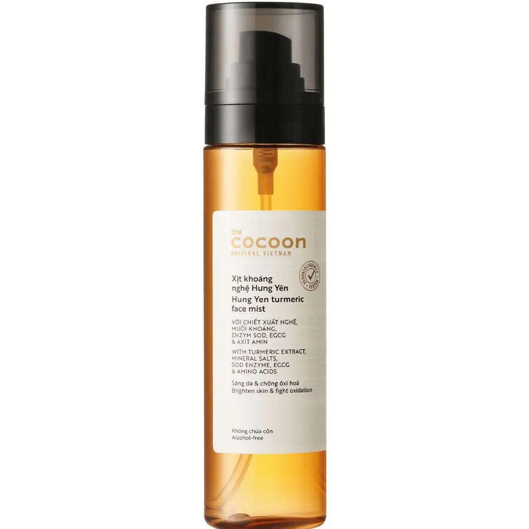 Cocoon Turmeric Facial Mist, Brightening Face Care Product for Radiant, Soft Skin, Moisturizers, Face Care Products, Radiant Skin, Sensitive, Lightweight, Dewy Skin