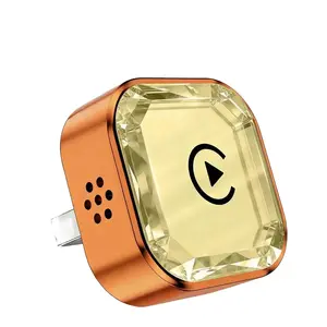 2026 Diamond Wireless Carplay Adapter - Plug and Play, Automatic Connection, Iphone/android 2-in-1