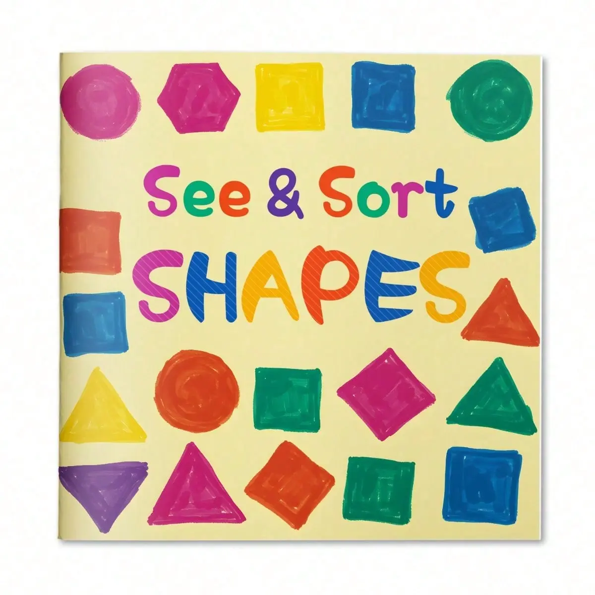Sensory Learning Picture Book Series, Learning Materials, Shape Sorting and Classification, Touch-and-Feel Texture Discovery, Rainbow Fruit Color Awareness, Simple Concept Stories with Bright Illustrations