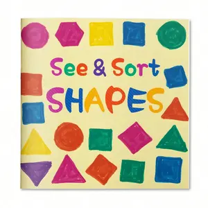 Sensory Learning Picture Book Series, Learning Materials, Shape Sorting and Classification, Touch-and-Feel Texture Discovery, Rainbow Fruit Color Awareness, Simple Concept Stories with Bright Illustrations
