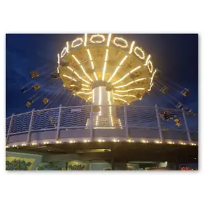 Pack of 10 Post Cards (EU + Rest of World)- Amusement Park Ride, Jersey Shore, Wildwood, NJ