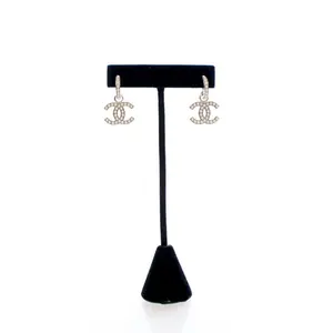 Pre-owned Chanel CC Pearl Drop Earrings