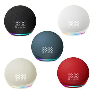 Black Alexa Charcoal Original Mini Wireless Bass Speaker, Portable Outdoor Audio Device with Enhanced Sound Effects, Ideal for Beds and Restaurants
