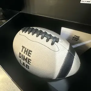 Khaki Dime American Football - Stitched Raised Textured Laces, Game-Day Grip, Backyard Drills Control, League-Ready Sports Ball