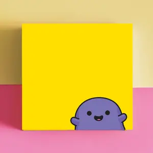 Oob (Ube Blob) 3-inch Post-it® Sticky Notes