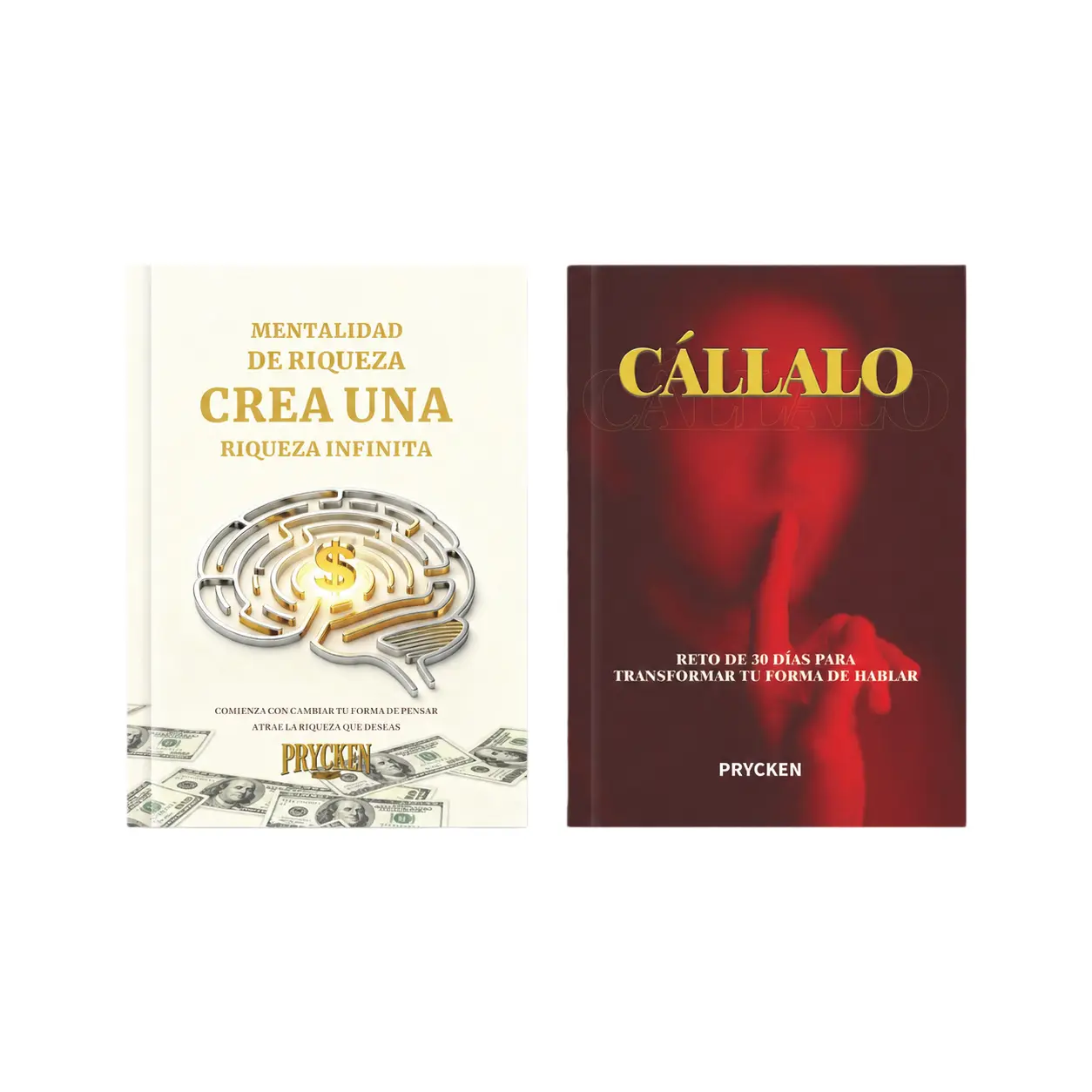 Prycken  – 30-Day Dual Mastery Set: Comunicación de Alto Impacto + Mentalidad de Riqueza | Aprende Qué Decir y Cómo Pensar con Prácticas Diarias, Tareas de Reflexión y Estrategias Reales para Transformar tu Boca y tu Mente en 30 Días