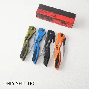 1pc 7650 Folding Knife, Edc Multi-Functional Lightweight Pocket Knife, Fruit Knife, Kitchen Essential, Camping Hiking Choice, Holiday Gift