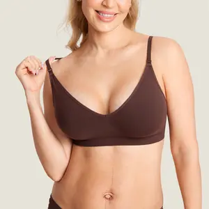 Seamless Soft Knit Nursing Bra