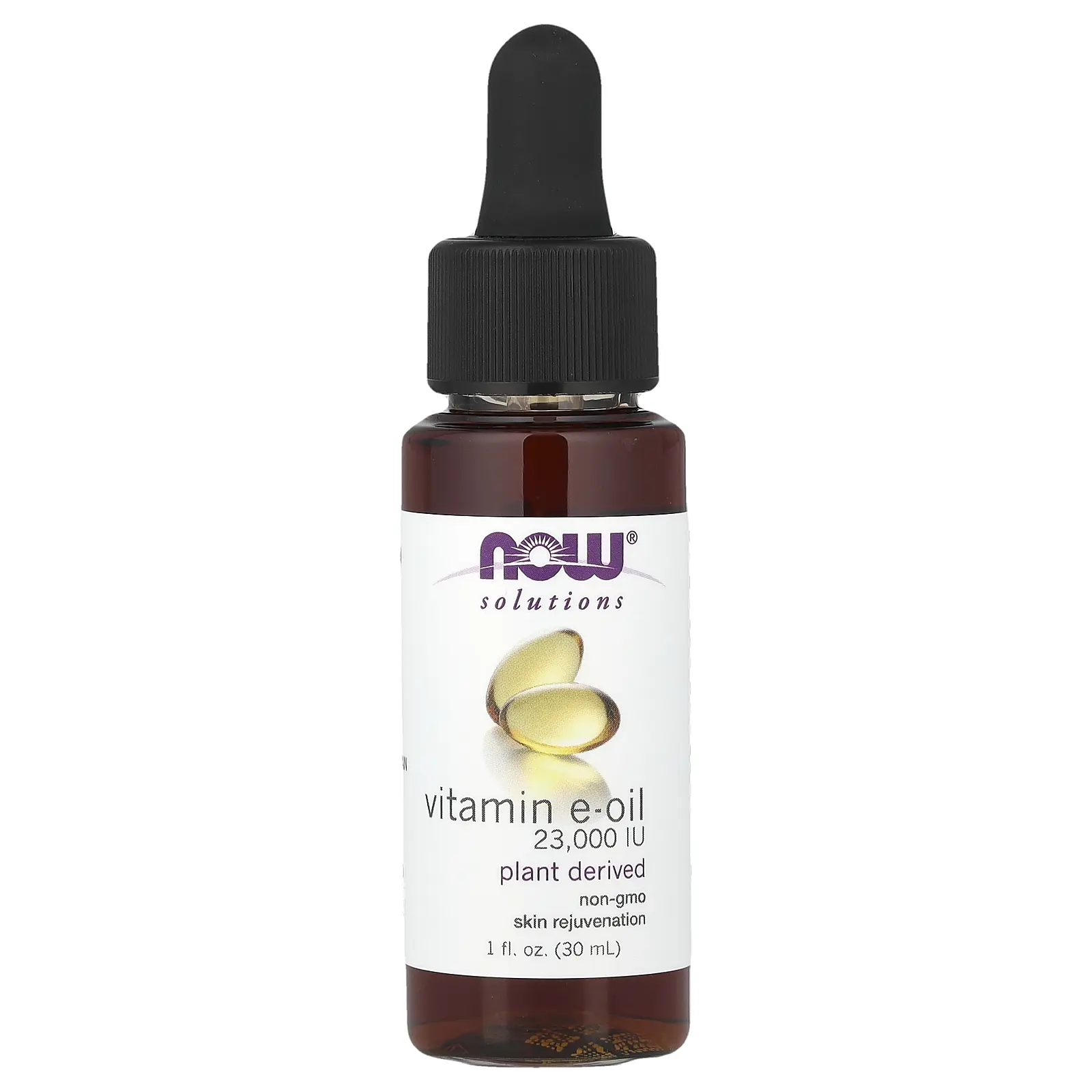 NOW Foods Solutions, Vitamin E-Oil, 1 fl oz  (30 ml)