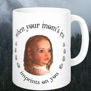Twilight Coffee Mug | Renesmee Cullen design | Imprints On You Mug | Twilight Funny Gift | Chuckesmee Doll | Twilight Saga Gifts | Voltussy | Twilight Fans Gift