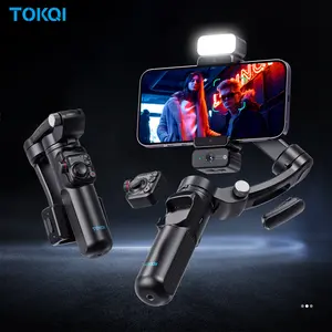 Smart Ai Face Tracking and Wireless Microphone, 3-Axis with 360° Omnidirectional Sound and Noise Reduction, Compatible with iPhone 15/14/13 Pro Max, Samsung, Android, Gopro, Smartphone Vlogging Kit