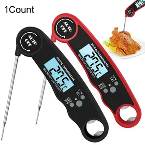 Digital Meat Thermometer, Food Thermometer, 1 Count Auto-rotating Backlit Display Meat Thermometer, Kitchen Thermometer for Grill & Cooking