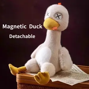Magnetic Suction Duck Detachable Funny Abstract Animal Plush Toys - Cute Charm, Novelty Mini Stuffed Toy Gag Gift