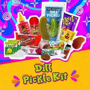 Dill Pickle Kit with Chamoy and Tajin Powder