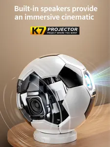 2026 New 4K Projector with WiFi and Bluetooth, Built-in Apps Movie with Auto Electric Focus & Keystone, Football led Proyector with speaker for Indoor/Outdoor, Compatible with Phone/TV Stick/PC/PS5