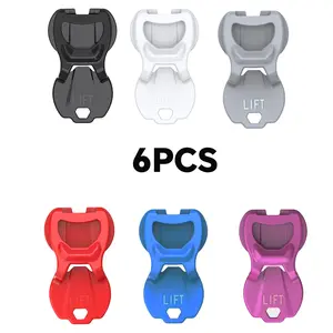 6-Pack Complete Cover Easy Tab Opener New and lmproved Beverage Barricade 2.0 by Colorful Drink Can Protector Cap for Soda, Beer, Coke Shields From Bugs,Bees, Dust at the Party,BBQ, BeachSuitable for patients with hand pain and arthritis, 6 Pcs, Abs Plast