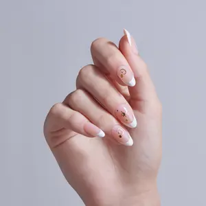 Kiss Glam 3D & Jewel Press On Glue Nails  – Zephyr