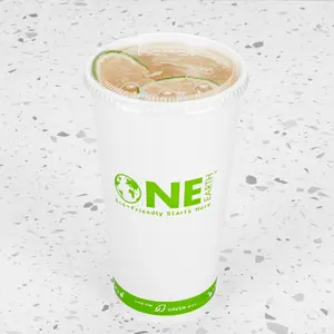 Karat Earth 32oz Eco-Friendly Paper Cold Cups (104.5mm), Generic Print - 600 pcs