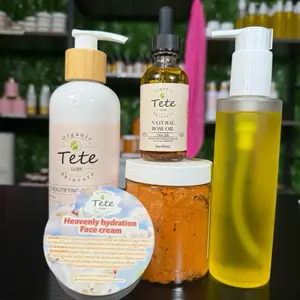 Tètè Signature Moisture Set                                                    Lotion +Papaya +body oil+b.soap+face cream+rose serum