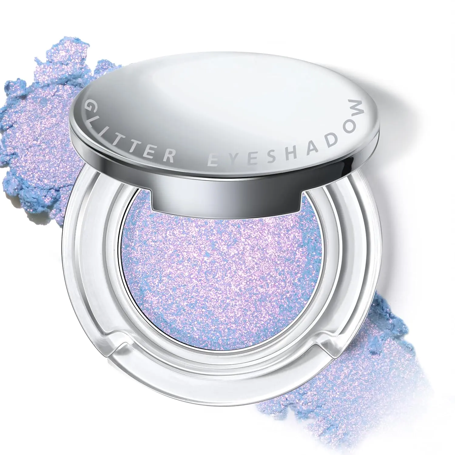 Waterproof Glitter Eyeshadow Stick, Multichrome Purple-Blue Crayon, Long-Lasting Inner Corner Highlighter, Holographic Cosmetic for Ethereal Eyes, Blue Eyeshadow, Makeup Transformation, Bling Effect, Chameleonic, Smooth, All Skin, Apply Easily