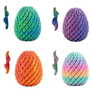 Twisty Fidget Eggs, 3D Printed Spiral Slippery Egg Fidget Toy, Stress Relief Sensory Desk Toy for Adults and ADHD, Rotating Focus Anxiety Relief Pocket Toy tiktokshopspringglowup