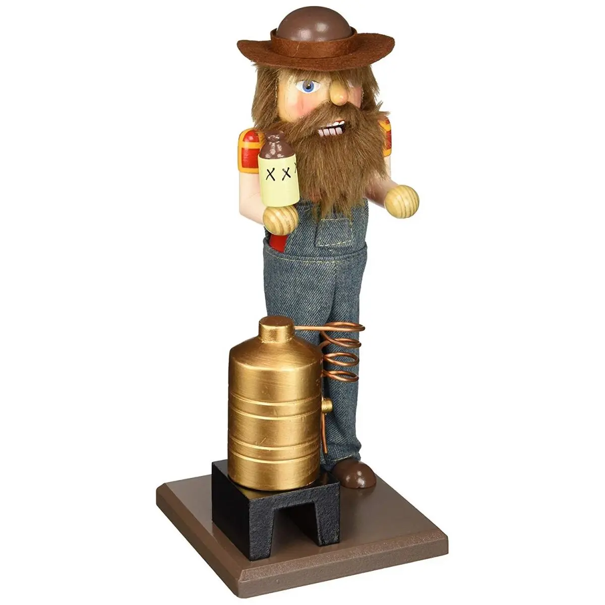 212 MAIN 12 in. Mountain Man Nutcracker - Santa's Workshop Handmade Home Decor Ornament, Christmas Festive Supply, Holiday Decoration, Collectible Accessory, Handmade Ornament