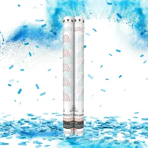 24" Confetti & Powder Cannon in Blue (Set of 2)