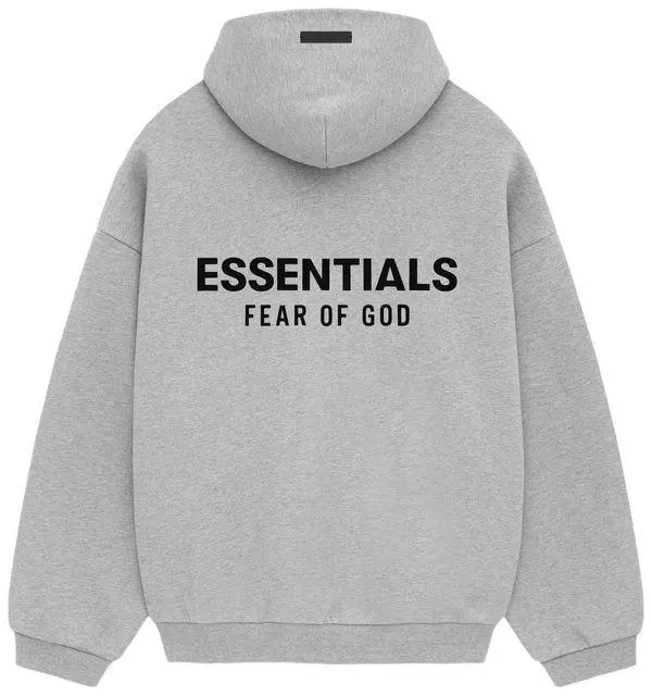 Fear of God Essentials Fleece Hoodie II 'Light Heather Grey' FW24 Authentic Brand New Fashion Streetwear Hypebeast Limited Gift  The top choice for gifting your beloved.