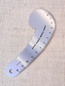 Metal French Curve Pattern Ruler