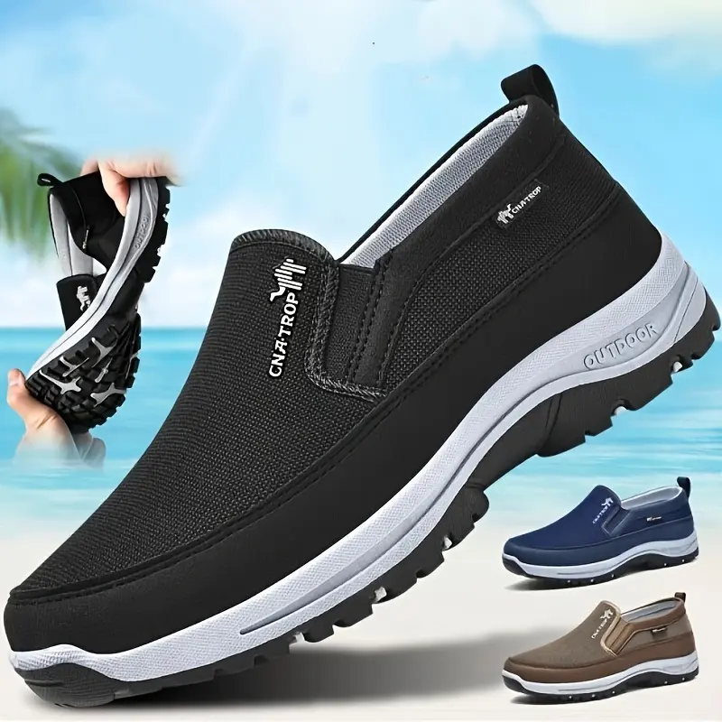 Men's Comfortable Walking Shoes - One-Step, Casual, Lightweight for Daily Wear