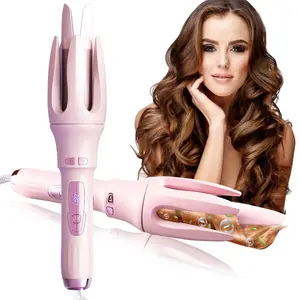 Automatic Hair Curler Automatic Curling Iron with 4 Temperatures 1.25inch Curling Iron with Fast Heating Auto Shut-Off