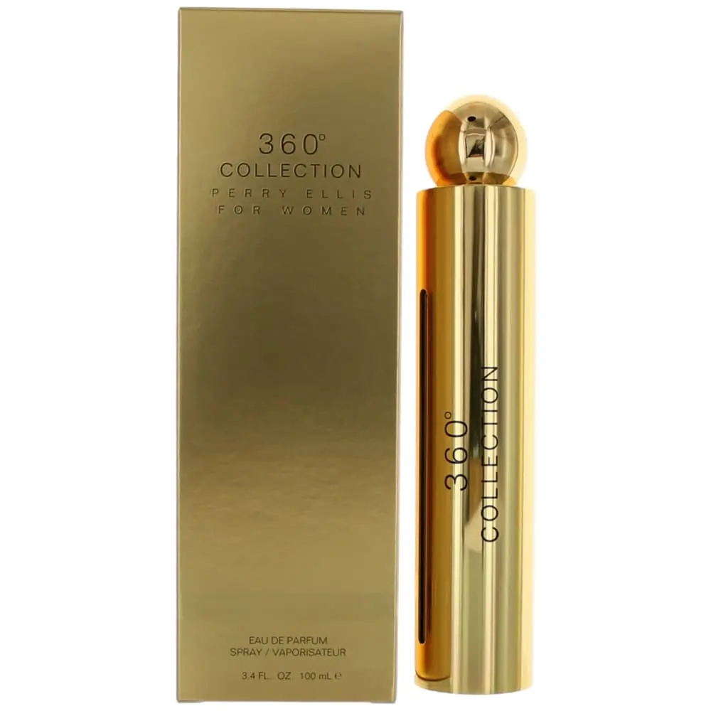 Perry Ellis 360 Collection by Perry Ellis, 3.4 oz EDP Spray for Women, Women Perfumes, Spray Bottle, Vanilla Scents, 3.4 Fl Oz, Lily Orchid, Women's Fragrance