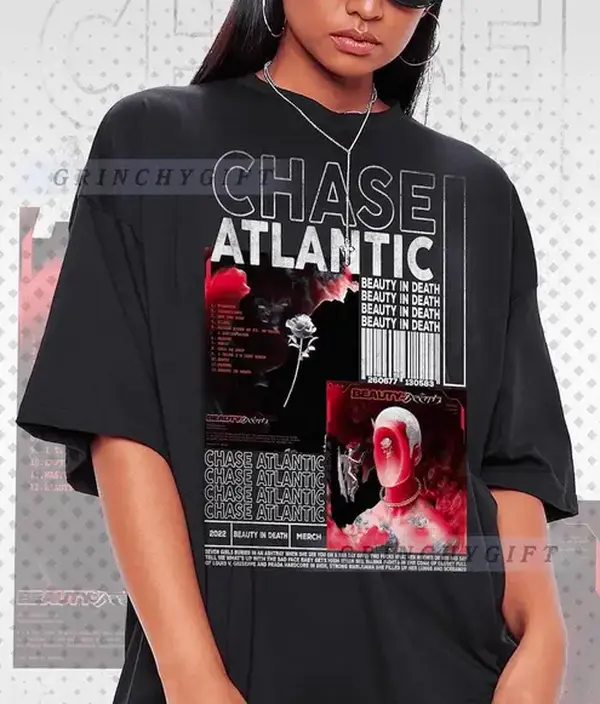 Retro Chase Atlantic Merch Vintage Bootleg Inspired Tee Shirt, Graphic Unisex Tee Chase Atlantic Vintage T-Shirt, Unisex Cotton Graphic Shirt, Vintage Shirt Women Fan, Hoodie, Graphic, Cotton