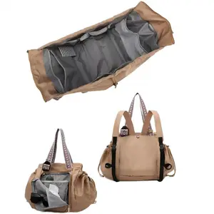 Large Capacity Multi-Function Travel Bag, Women's Handbag, Backpack/Diaper Bag, Women's Backpack/Mummy Bag/Crossbody Bag/Shoulder Bag, Suitable for Daily and Travel Use|   Car and Outdoor Expandable Backpack Spring Glow Carry-On Travel Backpack