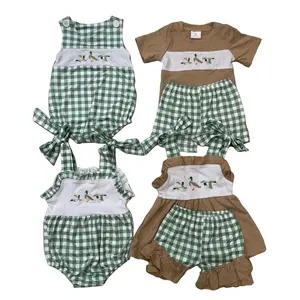 Kids Mallard Matching Clothing Summer Shorts Set Hunting Clothing
