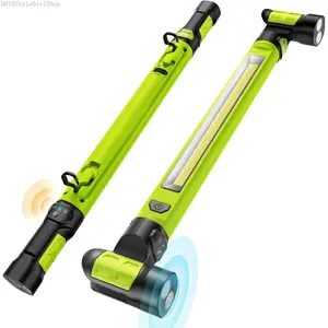 Work Light [Auto On/Off] 3000 Lumens LED Work Light 5200mAh Under Hood Work Light with Hook Portable Magnetic Rechargeable Wireless Work Site Lighting Suitable for Mechanic/Car Repair/Garage - GreenDD18StyleGirlShop