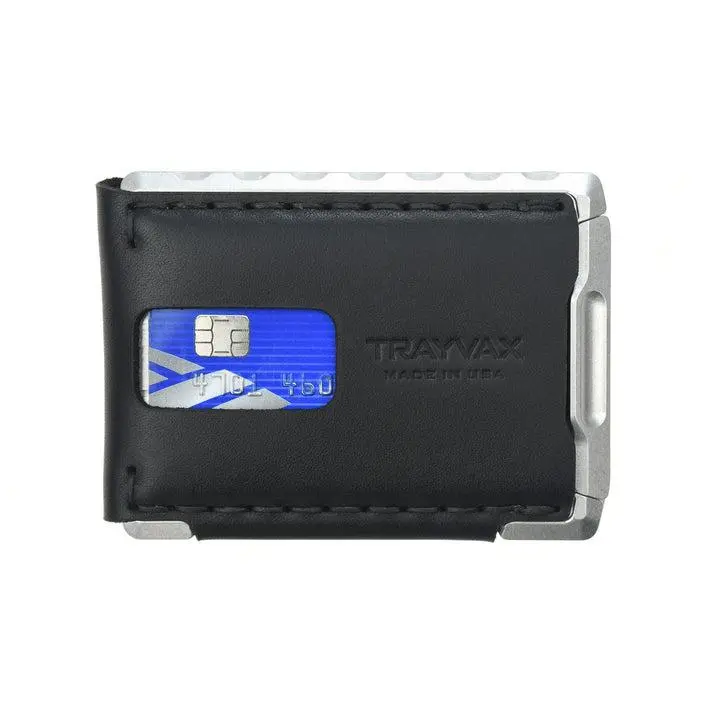 Men's Raw Tumbled Venture Billfold Wallet - Nightfall Black