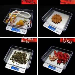 Mini High-Precision Electronic Food Scale - Portable Industrial Tool for Home Kitchen Baking, Jewelry Weighing - Export-Grade, Compact Design