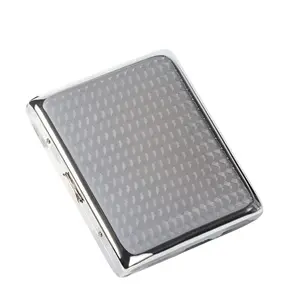 Retro Cigarette Case Victorian Style Metal Holder, Credit Card Holder Pocket, Large Diamond Pattern Rfid Protective Security Wallet