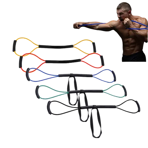 Boxing Resistance Bands - Latex+Foam Adjustable Workout Equipment, Men’s Gym Accessories, Athletic Training Resistance Bands for Speed Training, Lower Body & Glute Growth, Exercise Equipment