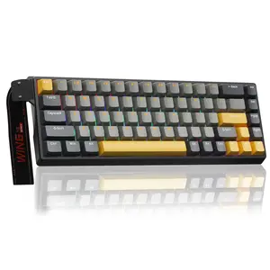 AULA WIN60/68 HE Hall Effect Magnetic Switch Gaming Keyboard, Adjustable Actuation, 0.3ms Latency, 8000Hz Polling, Hot-Swappable, RGB Backlighting, 65% Compact Wired Keyboard with Detachable Cable