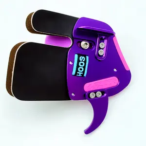 【FathersDayGift】Archery Finger Tab & Arm Guard Set Professional Shooting Protection Accessories
