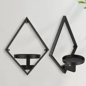 Wall-Mounted Flower Pot Rack, Indoor Outdoor Floral Display Stand, Wall Decor Hanging Organizer, Triangular Design, Space-Saving Plant Holder
