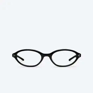 GENTLE MONSTER La Cha 01(C) Similar Black Frame Clear Lenses Round Shape