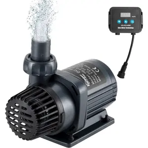 1060GPH Quiet Submersible and External 24V Water Pump, with Controller (30%- Settings),  Return Pump for Fish Tanks, Aquariums, Ponds, Fountains, Sump, Hydroponics (33W, 13.1ft)
