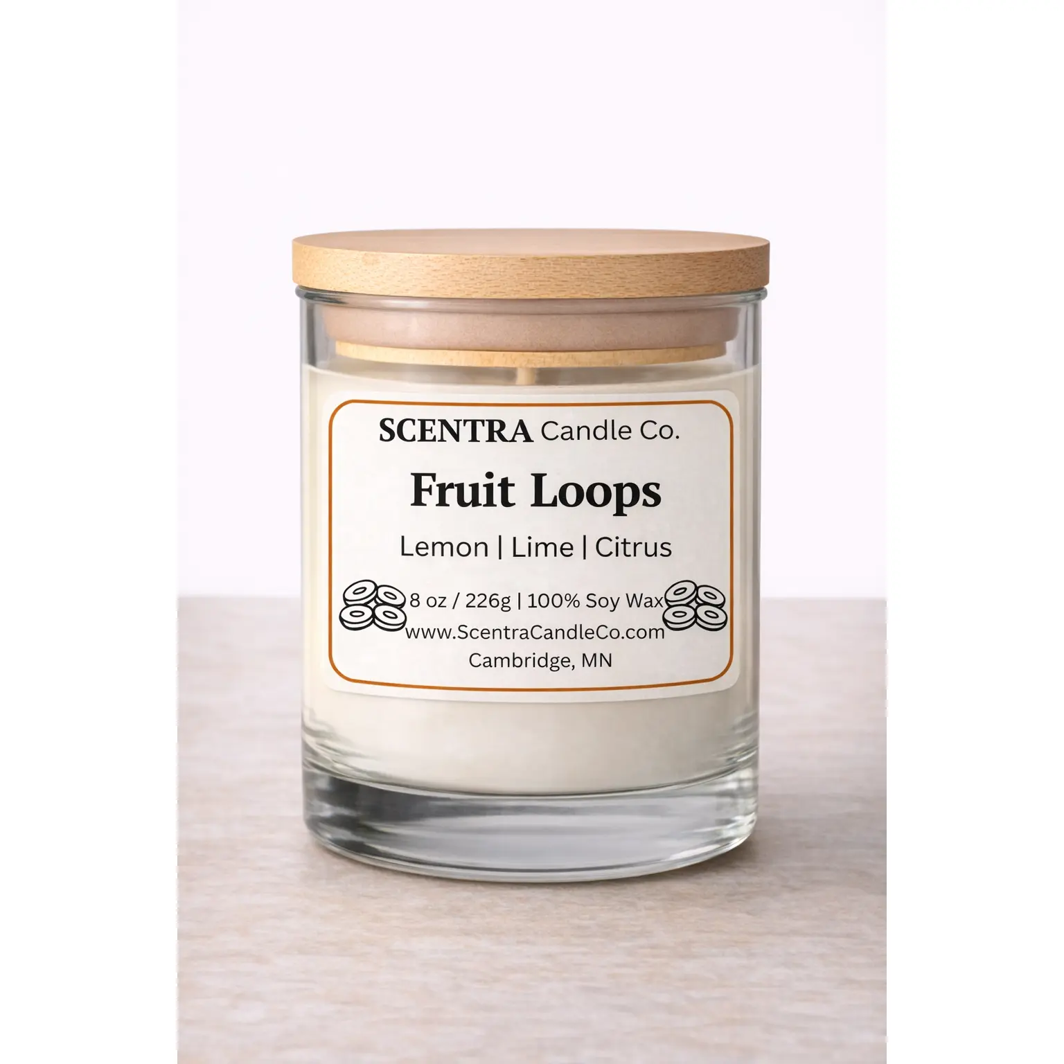 Fruit Loops Candle