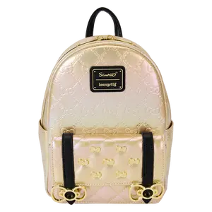 Sanrio Hello Kitty 50th Anniversary Metallic Gold Mini Backpack