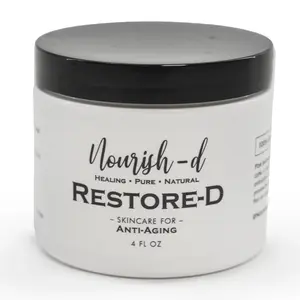 Nourish-D Tallow Anti-Aging Skin Moisturizer for Face & Neck – 100% Natural Grass-Fed Tallow with Vitamin E & Collagen Boost for Wrinkle Prevention – 10g