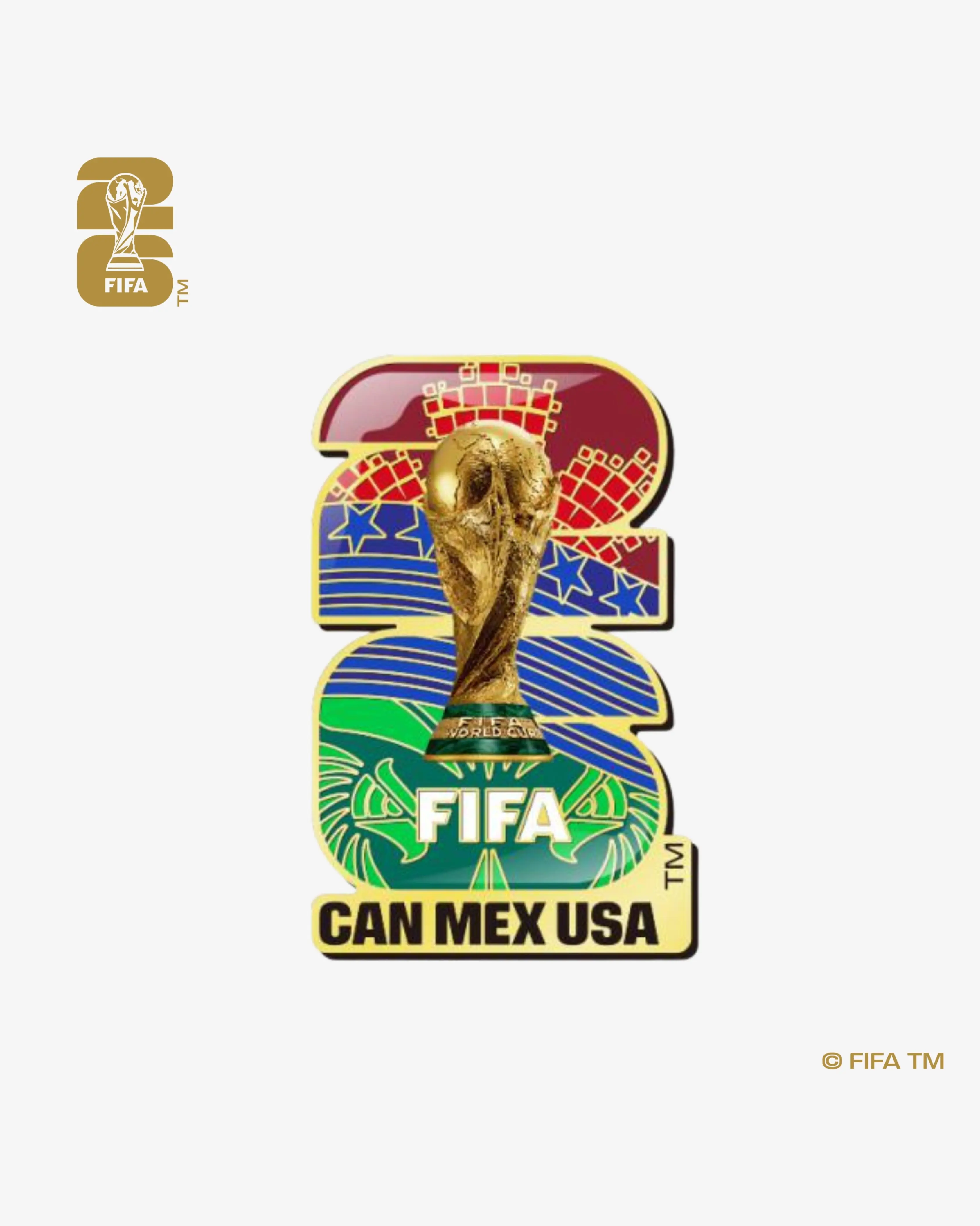 FIFA Host Countries Emblem Pin